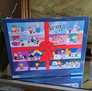 SEALED & NEW! 1000 PIECE CHARLIE BROWN CHRISTMAS PUZZLE 1000pc